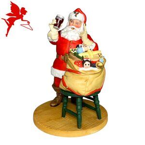 ROYAL OF ORLEANS 1987 Limited Edition Coca Cola Santa Figurine